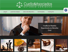 Tablet Screenshot of estudiocuello.com